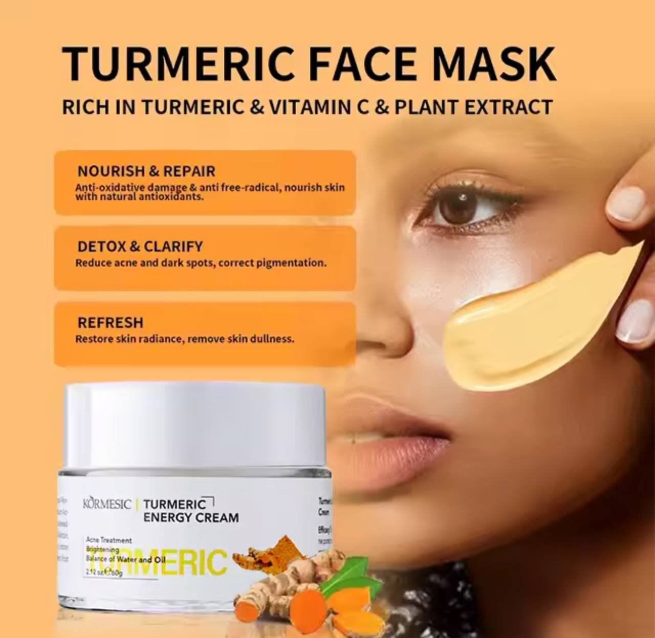 Tumeric face moisturizer - Image 3