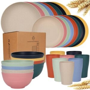 Plastic plate set